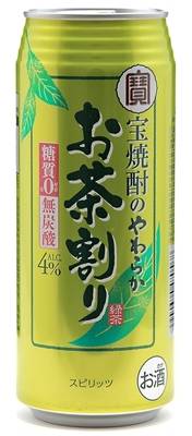 宝酒造 宝焼酎のやわらかお茶割り (480mL)