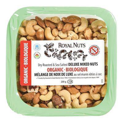 Royal Nuts Organic Sea Salt Seasoned Deluxe Mixed Nuts (200 g), Delivery  Near You