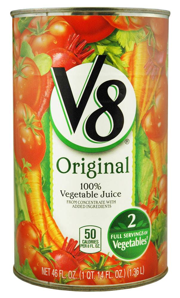 V8 - Vegetable Juice - 12/46 oz cans