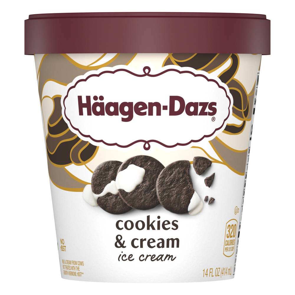 Häagen-Dazs Cookies & Cream Ice Cream (14 fl oz)