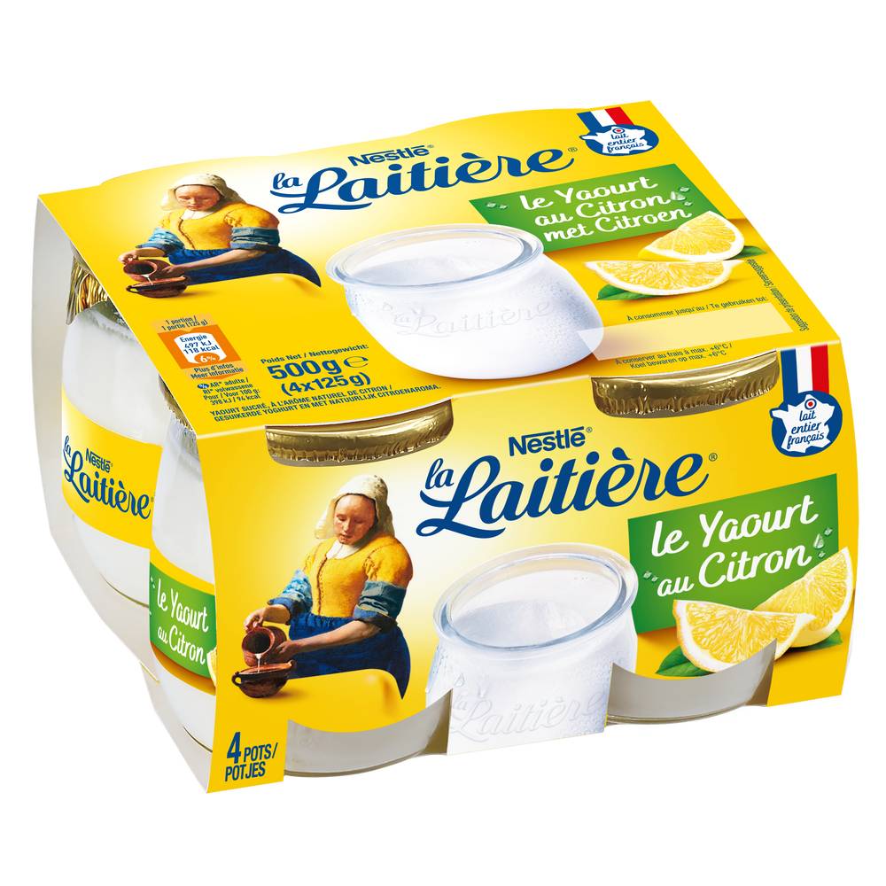 Nestlé - La laitière yaourt sucré (citron)