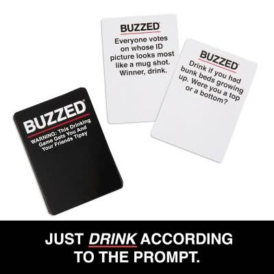 Buzzed Adult Party Hydration Edition Card Game