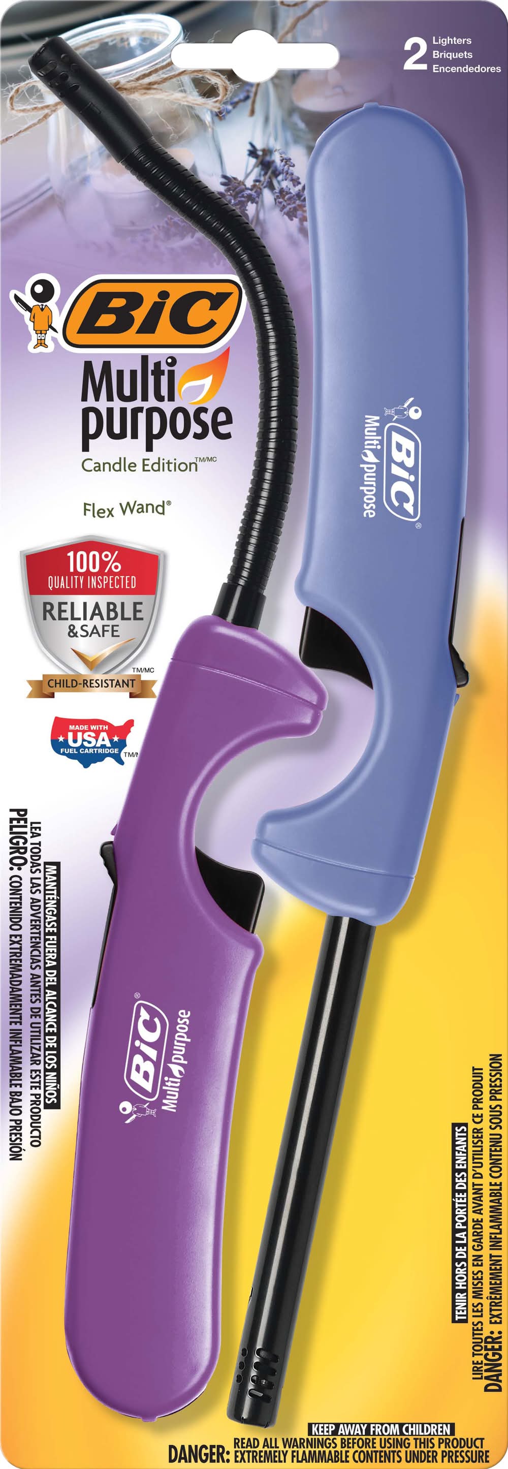 BiC Multi Purpose Flex Wand Lighters (2 ct)