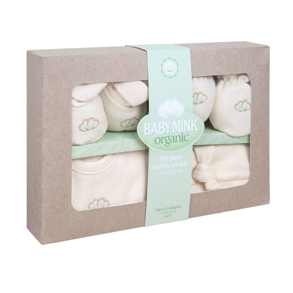Baby Mink · Set ropita orgánica recién nacido (200 g)