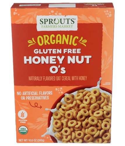 Sprouts Organic Honey Nut O's Cereal