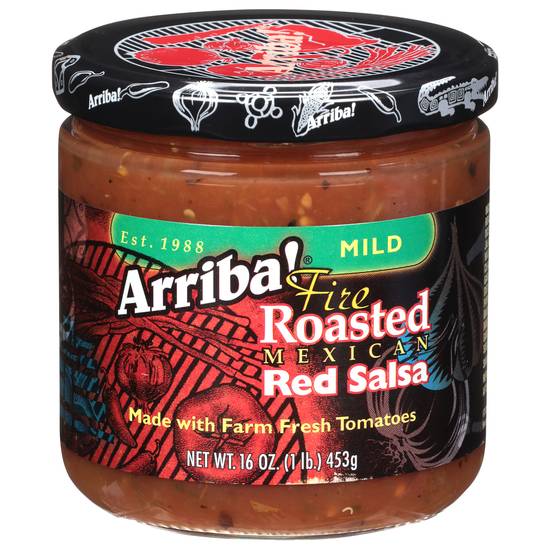 Arriba! Fire Roasted Mild Mexican Red Salsa (16 oz)