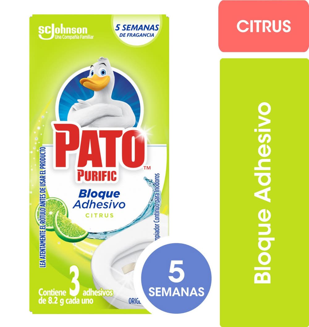 Glade · Limpia inodoro adhesivo - Limón Refrescante (3 un)