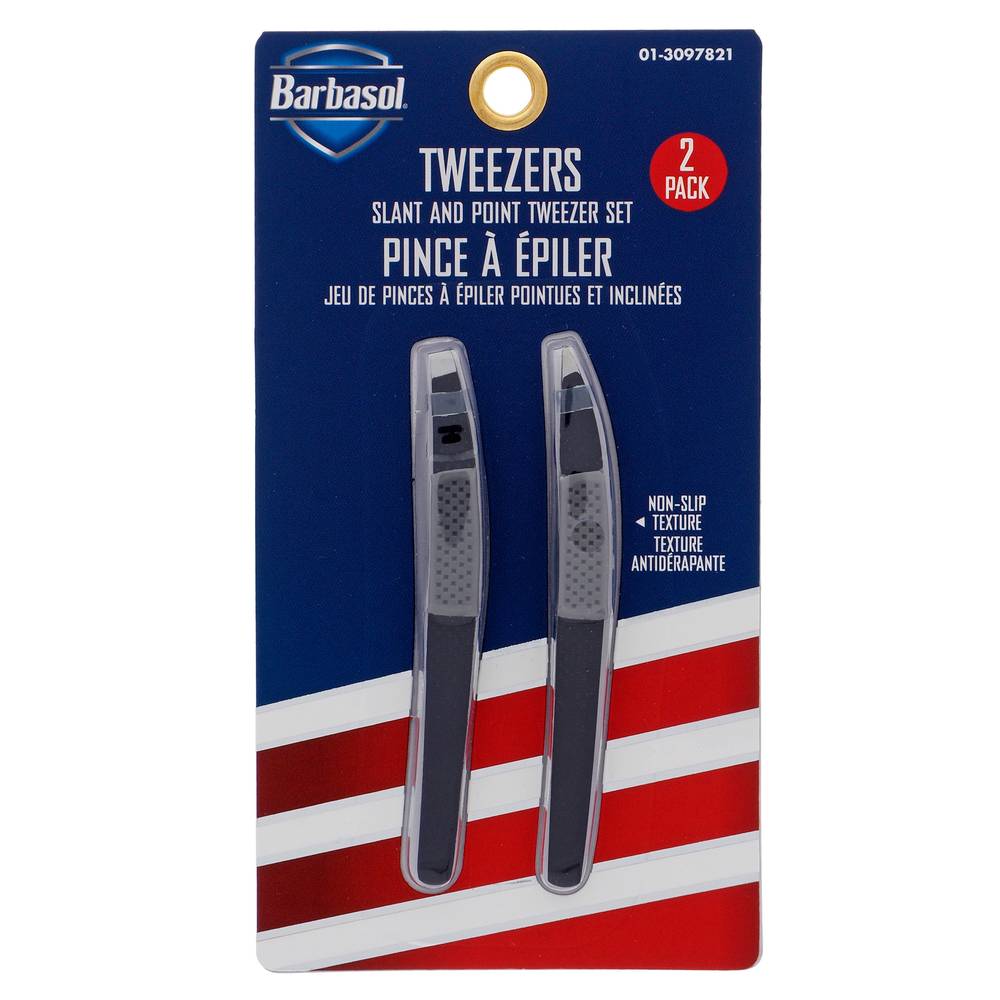 Barbasol Tweezers With Non Slip Grip
