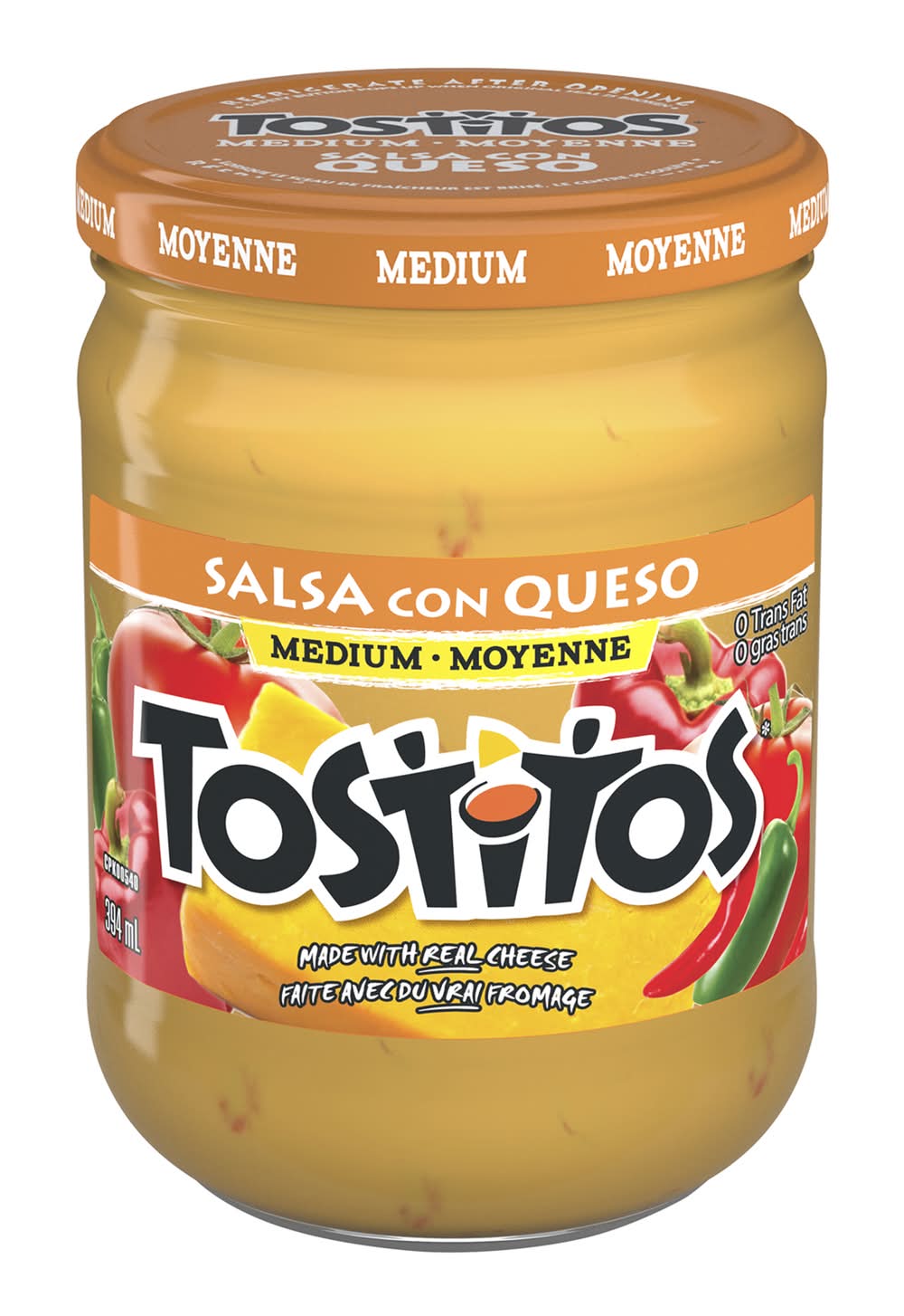 Tostitos salsa con queso moyenne - medium salsa with cheese
