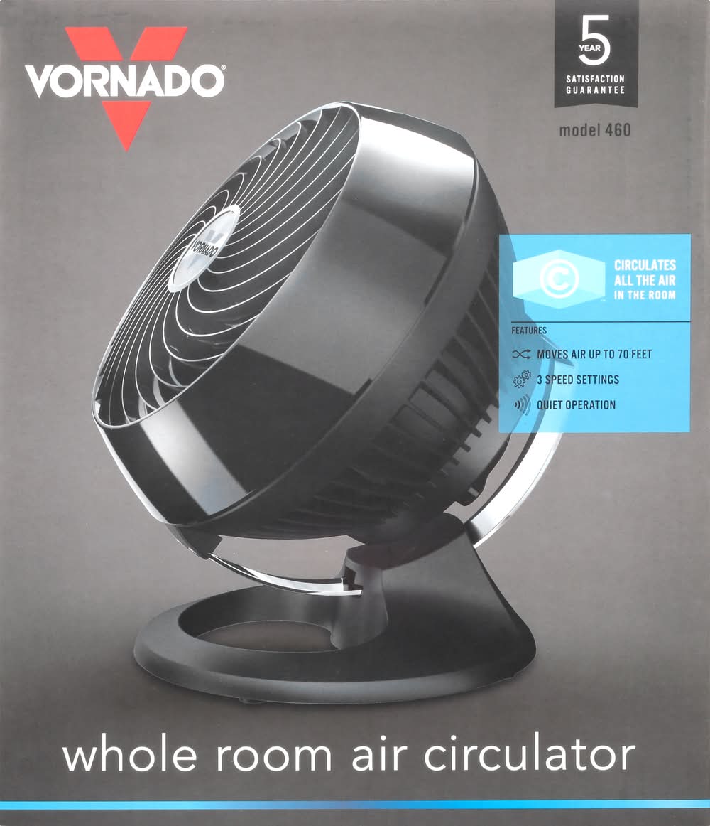 Vornado Whole Room Air Circulator, Black