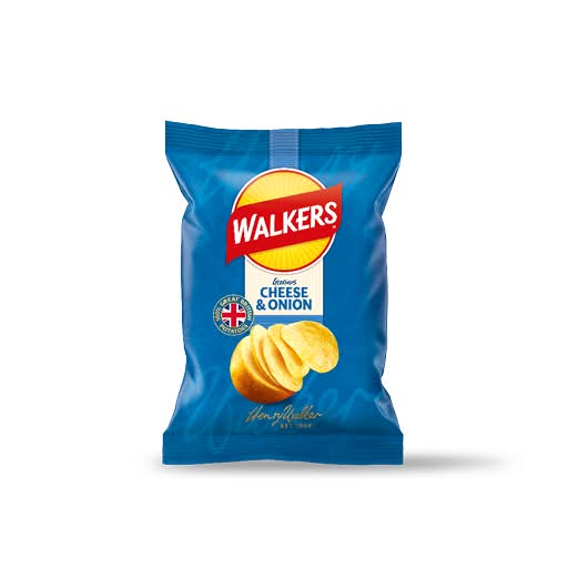 Walkers Cheese & Onion Crisps