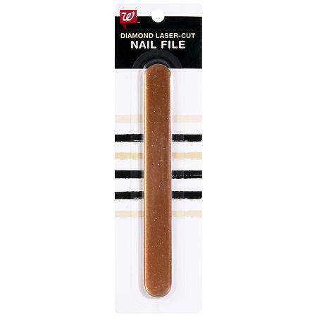 Walgreens Diamond Laser-Cut Nail File - 1.0 Ea