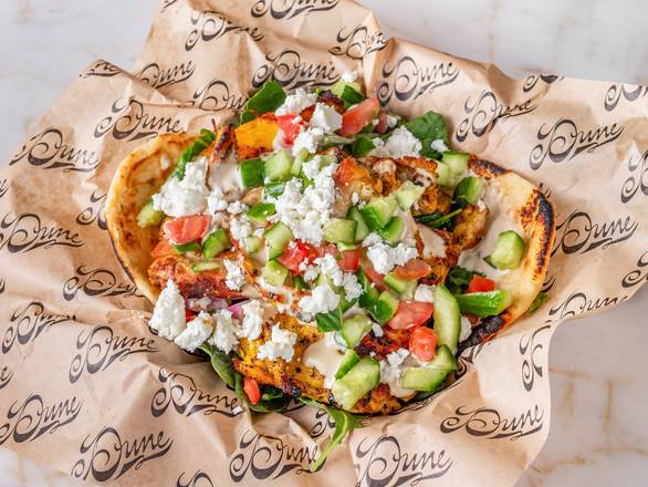 Grilled Chicken Souvlaki Sandwich