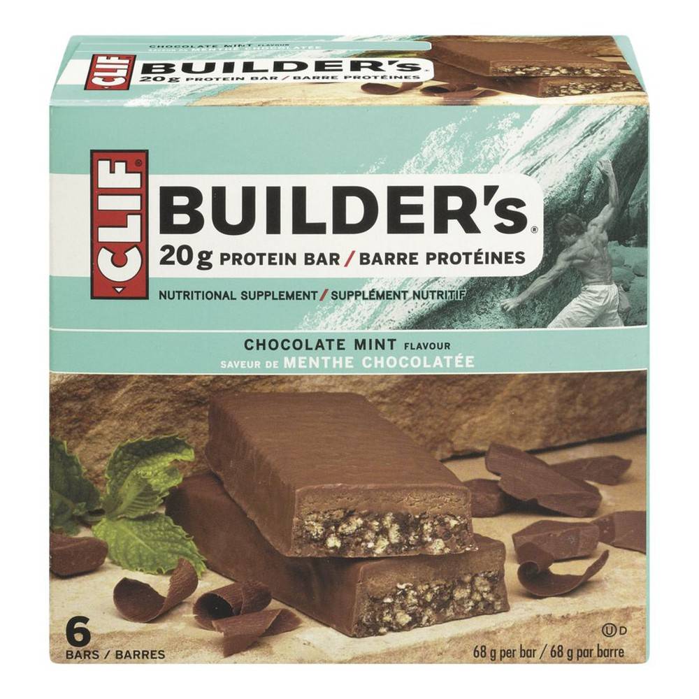 CLIF Bar Builder's Bar, Chocolate Mint (410 g)