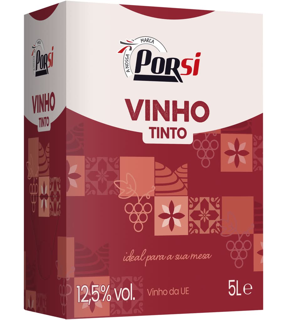 PorSi - Vinho tinto, 5 litros