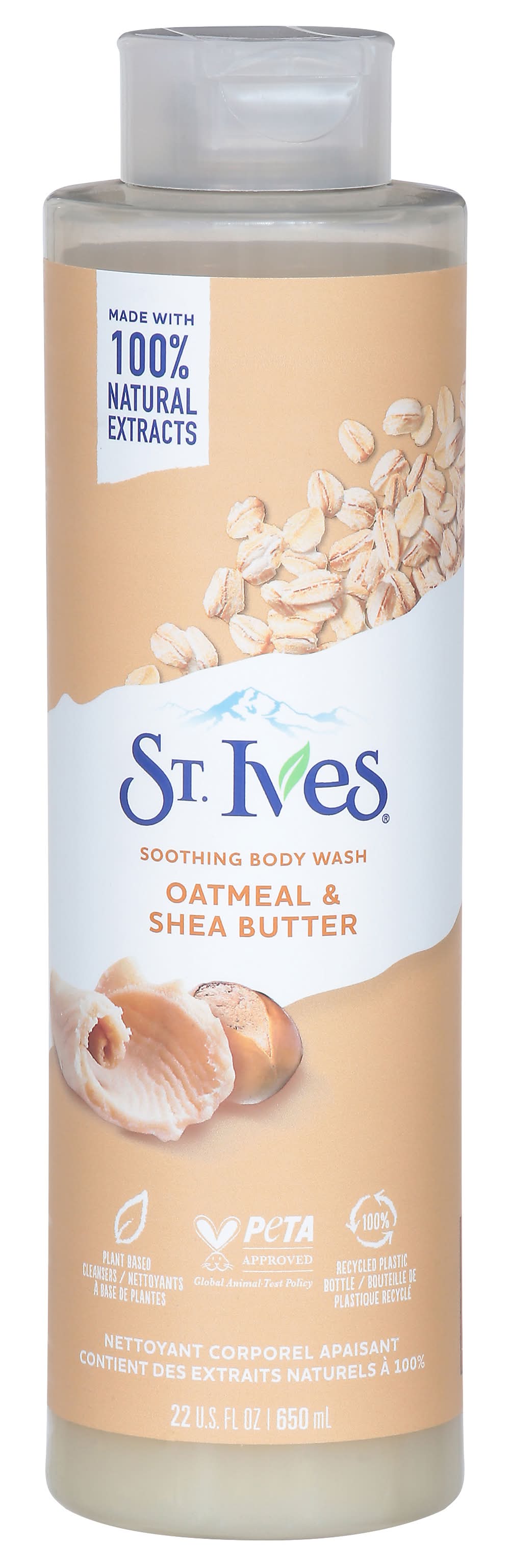 St. Ives Oatmeal & Shea Butter Soothing Body Wash (22 fl oz)
