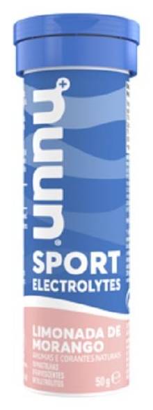 Sport Electrolytes pastilhas efervescentes - limonada de morango