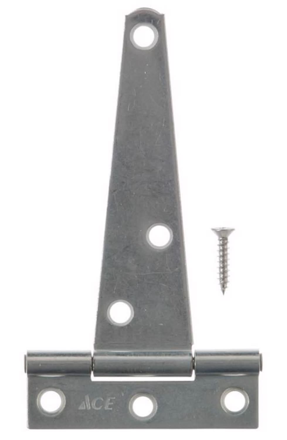 ACE 4 In. L Zinc-Plated Light Duty T Hinge 2 Pk