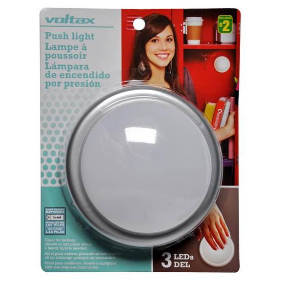 Voltax Small 3 Led Push Light (##)