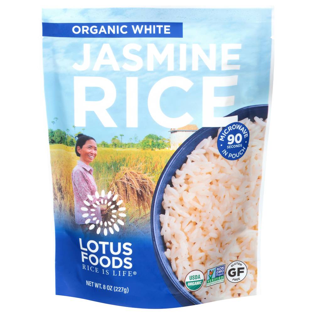 Lotus Foods Organic White Jasmine Rice (8 oz)