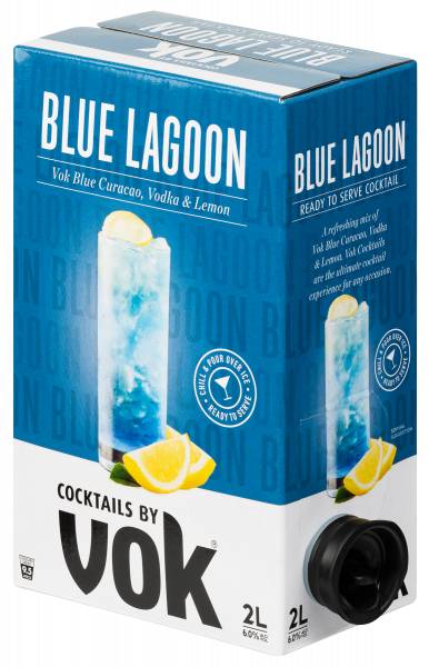 Vok Cocktails Blue Lagoon 2Lt ea