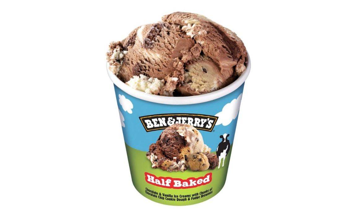 Ben & Jerry's Half Baked Ice Cream 458mL Tub