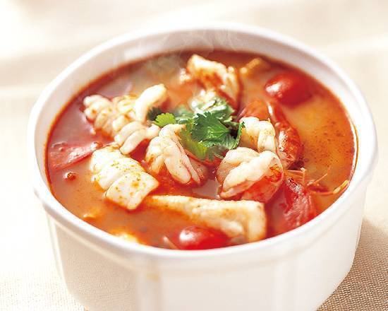 酸辣海鮮湯 Sour and Spicy Seafood Soup