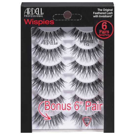 Ardell Wispies Original Feathered Lashes With Invisiband