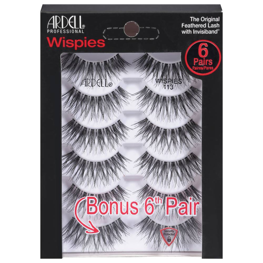 Ardell Wispies Original Feathered Lashes With Invisiband (10 ct)