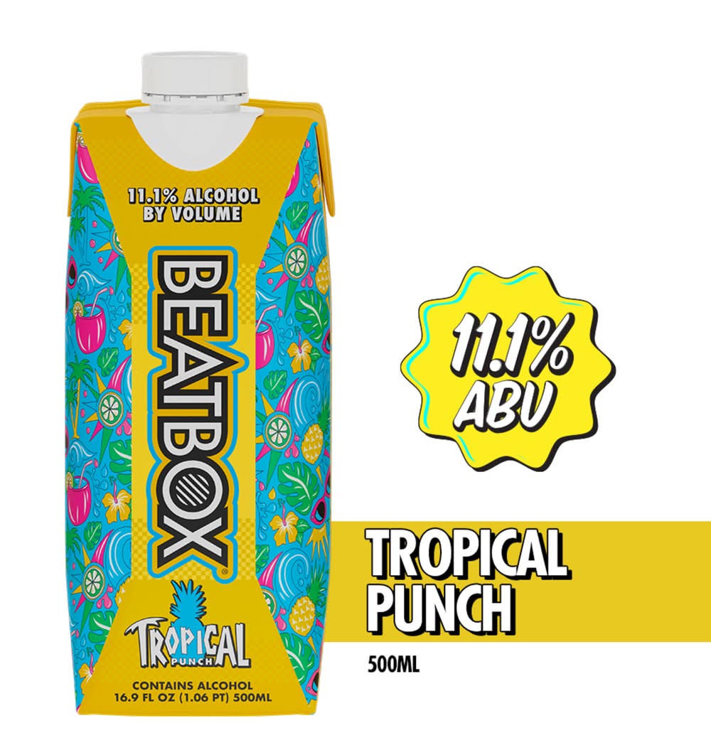 BeatBox Ready To Drink Wine, Tropical Punch (16.9 fl oz) | Postmates