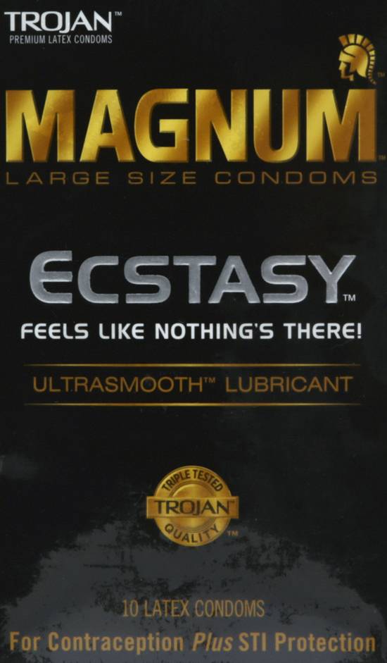 Trojan Magnum Ecstasy Latex Condoms (10 ct)