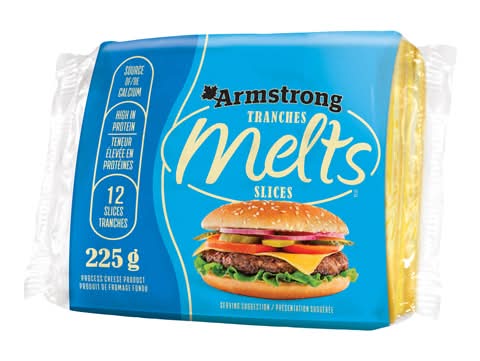 Armstrong Melts Sliced Cheese (225 g, 12 ct)