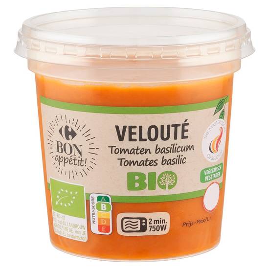 Carrefour Bio Bon Appétit! Velouté Tomates Basilic 300 ml