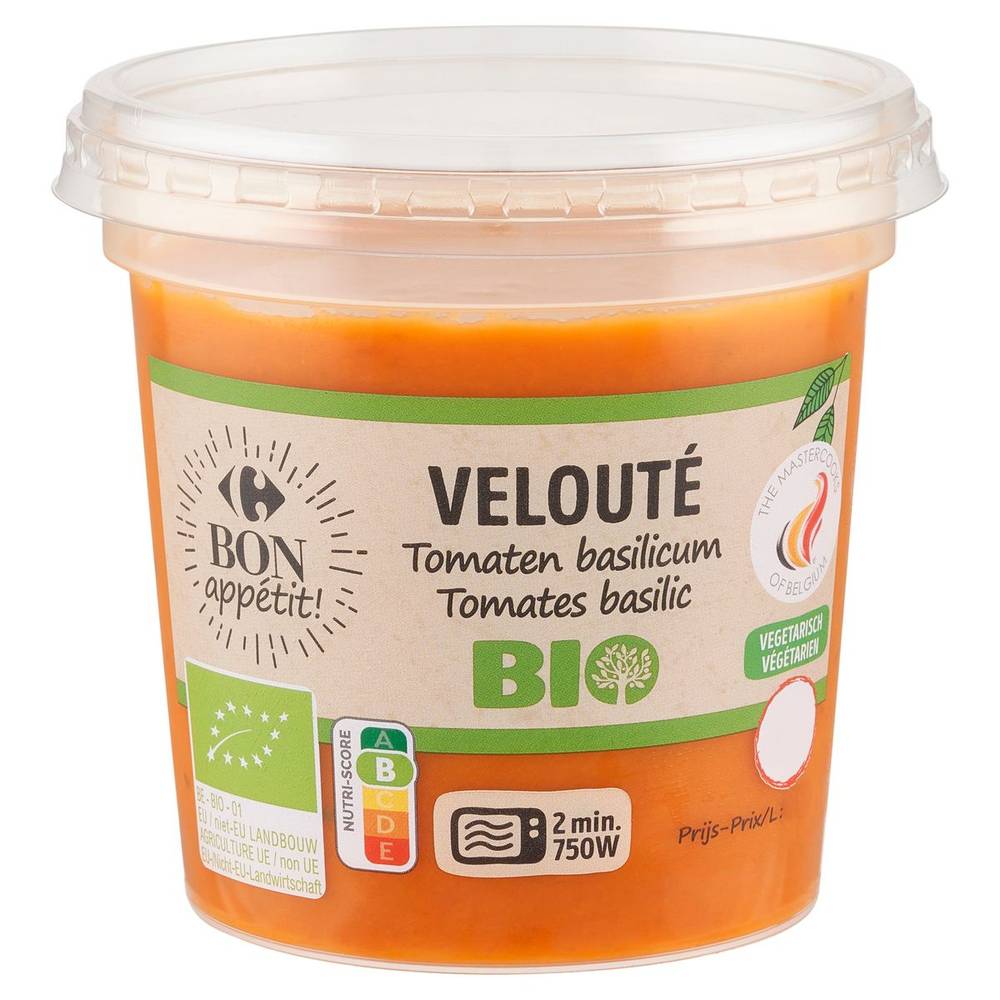 Carrefour Bio Bon Appétit! Velouté Tomates Basilic 300 ml