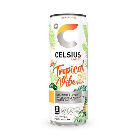 Celsius Sparkling Tropical Vibe Energy Drink (355 ml)
