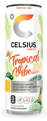 Celsius Sparkling Tropical Vibe Energy Drink (355 ml)