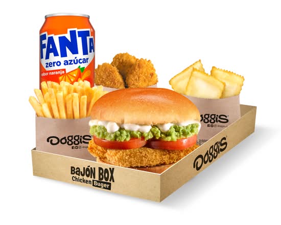 Bajón Box Chicken Burger