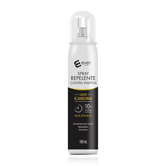 Ever care gel repelente spray com icaridina (100ml)
