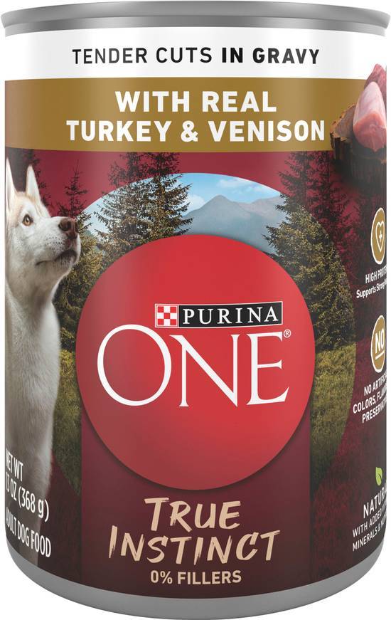 Purina One Tender Cuts Real Turkey & Venison Wet Dog Food