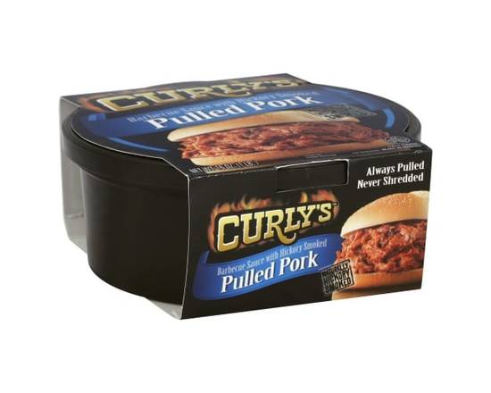 Curly's · BBQ Sauce with Hickory Smoked Pulled Pork (16 oz)