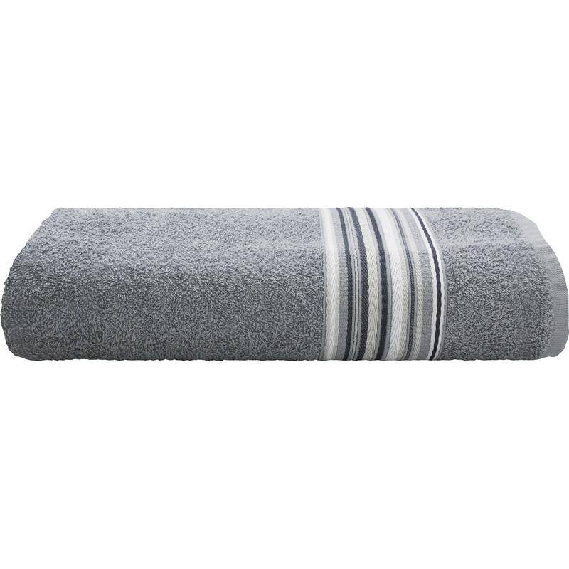 Camesa toalha de banho cinza (62x130cm)