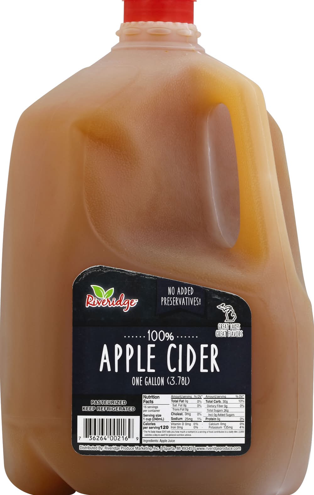 Riveridge 100% Apple Cider (1 gal)