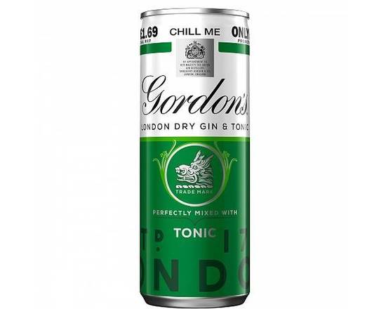 GORDONS GIN & TONIC 250ML