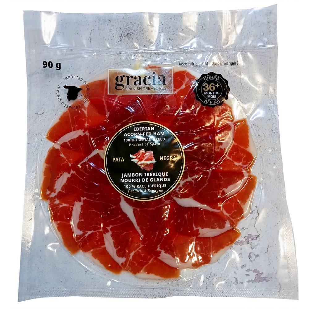 Gracia 100% Pata Negra Iberian Acorn-Fed Ham, 90 G
