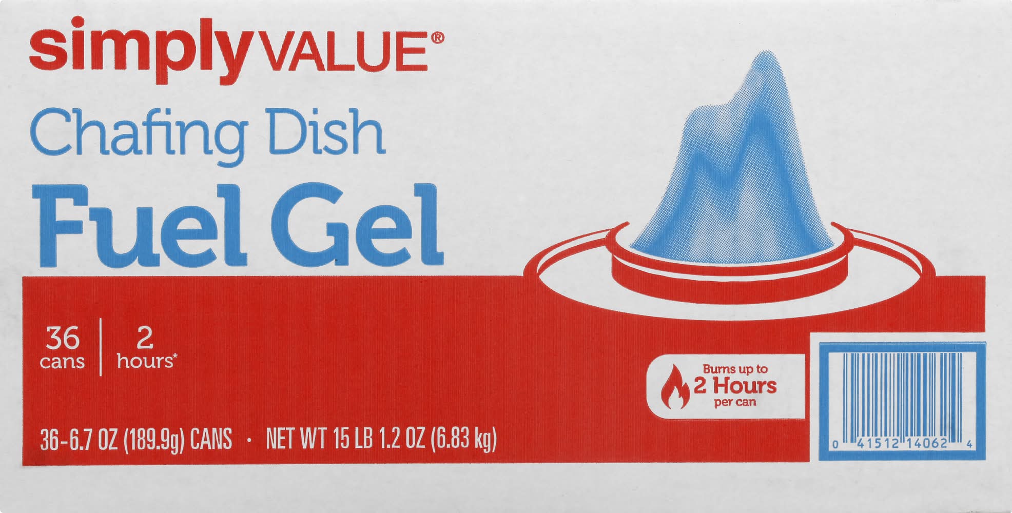 Simply Value Chafing Dish Fuel Gel (241 fl oz)