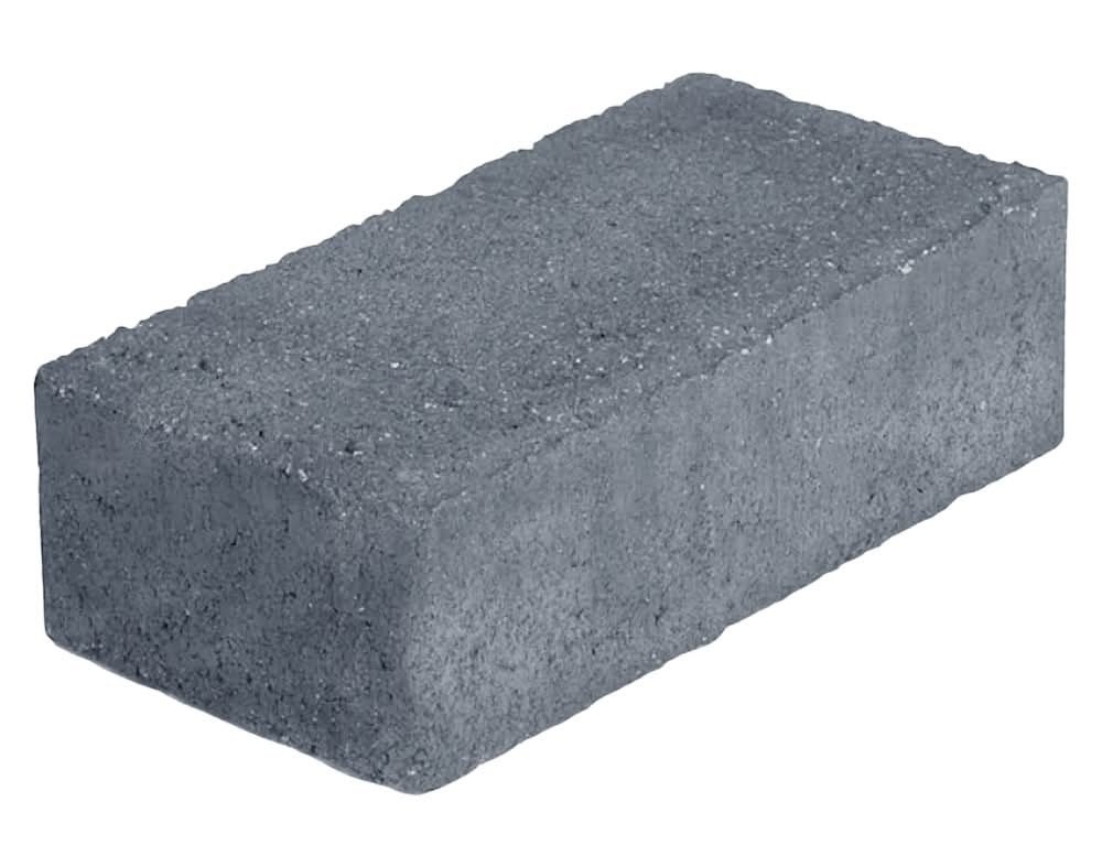 Pavestone 8-in L x 4-in W x 2-in H Rectangle Charcoal Concrete Paver