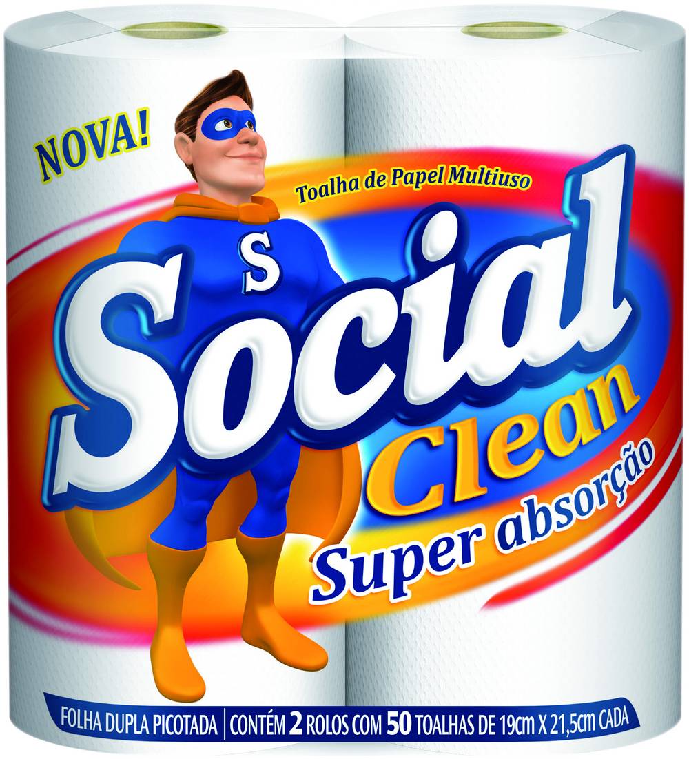 Social Clean Papel toalha