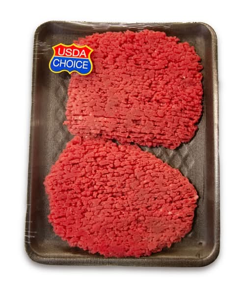Choice Cube Steaks Small Pak, Mechanically Tenderized