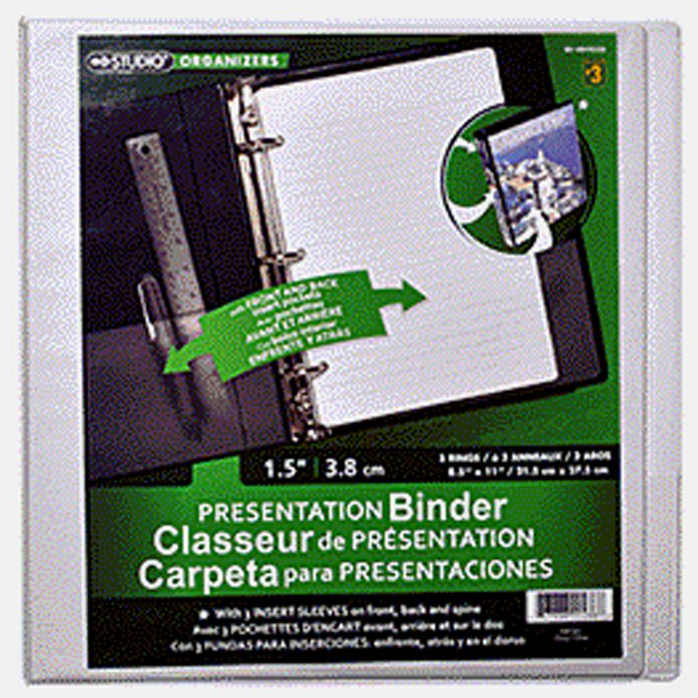 Studio Ring Presentation Binder, 1.5"