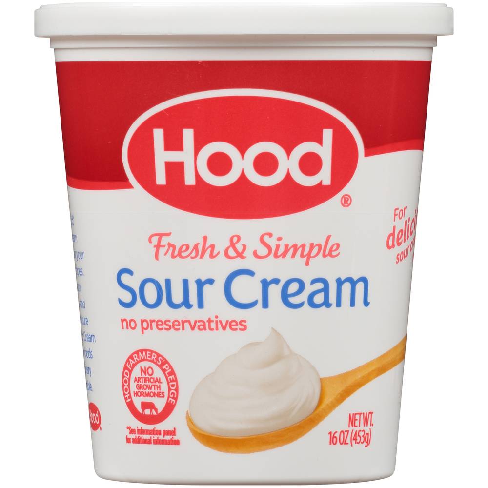 Hood Fresh & Simple Sour Cream (1 lbs)